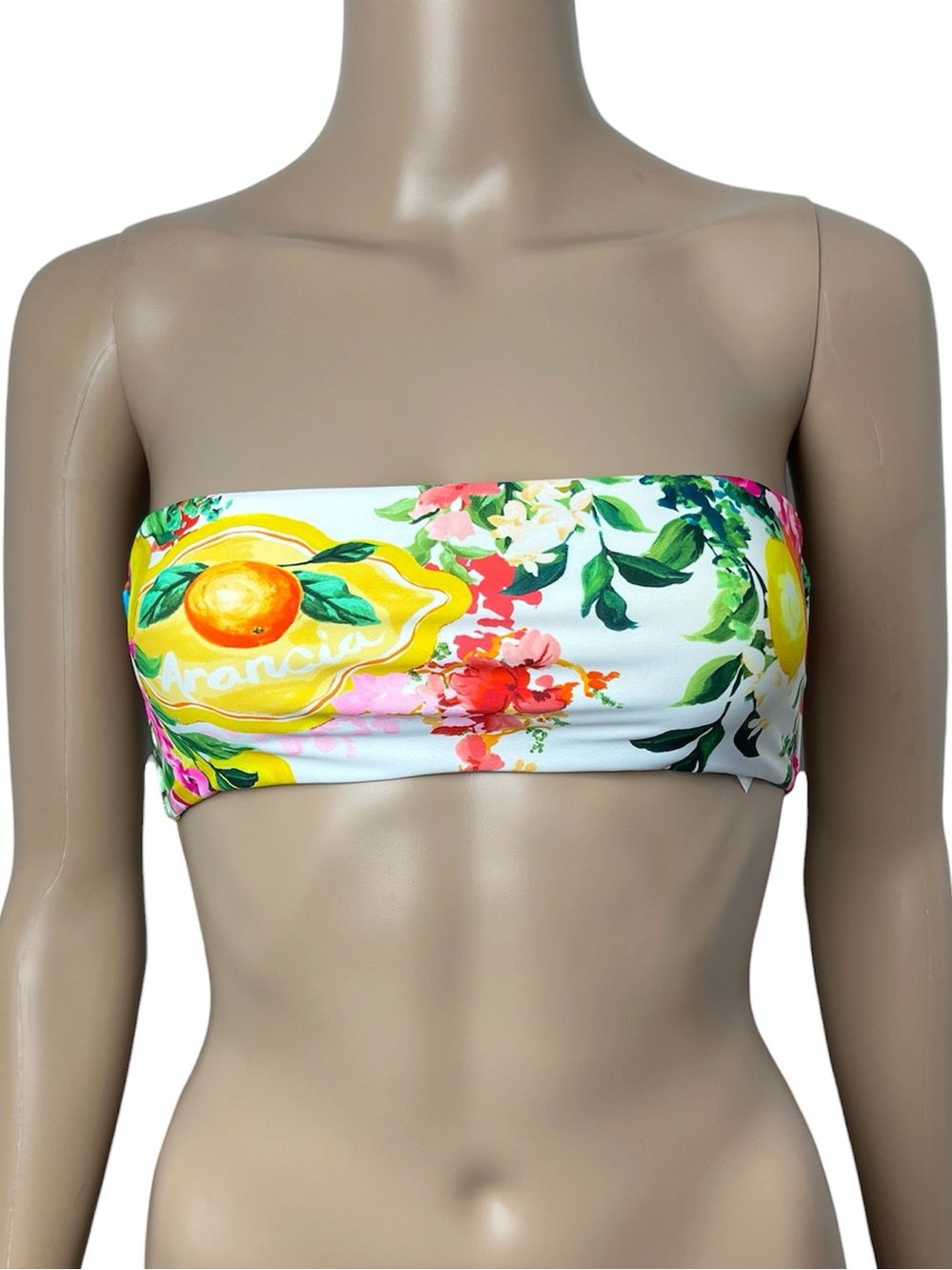 Anthropologie x Seafolly Australia Ciao Bella Bandeau/Halter Tropical Bikini Top